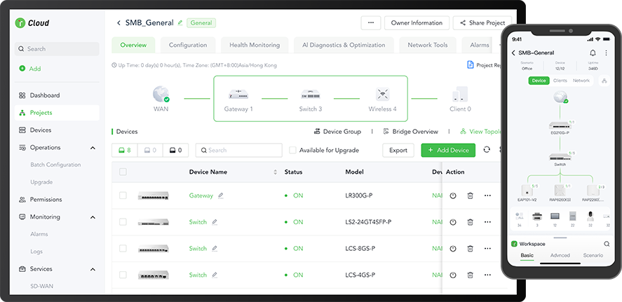 Lysora Cloud application